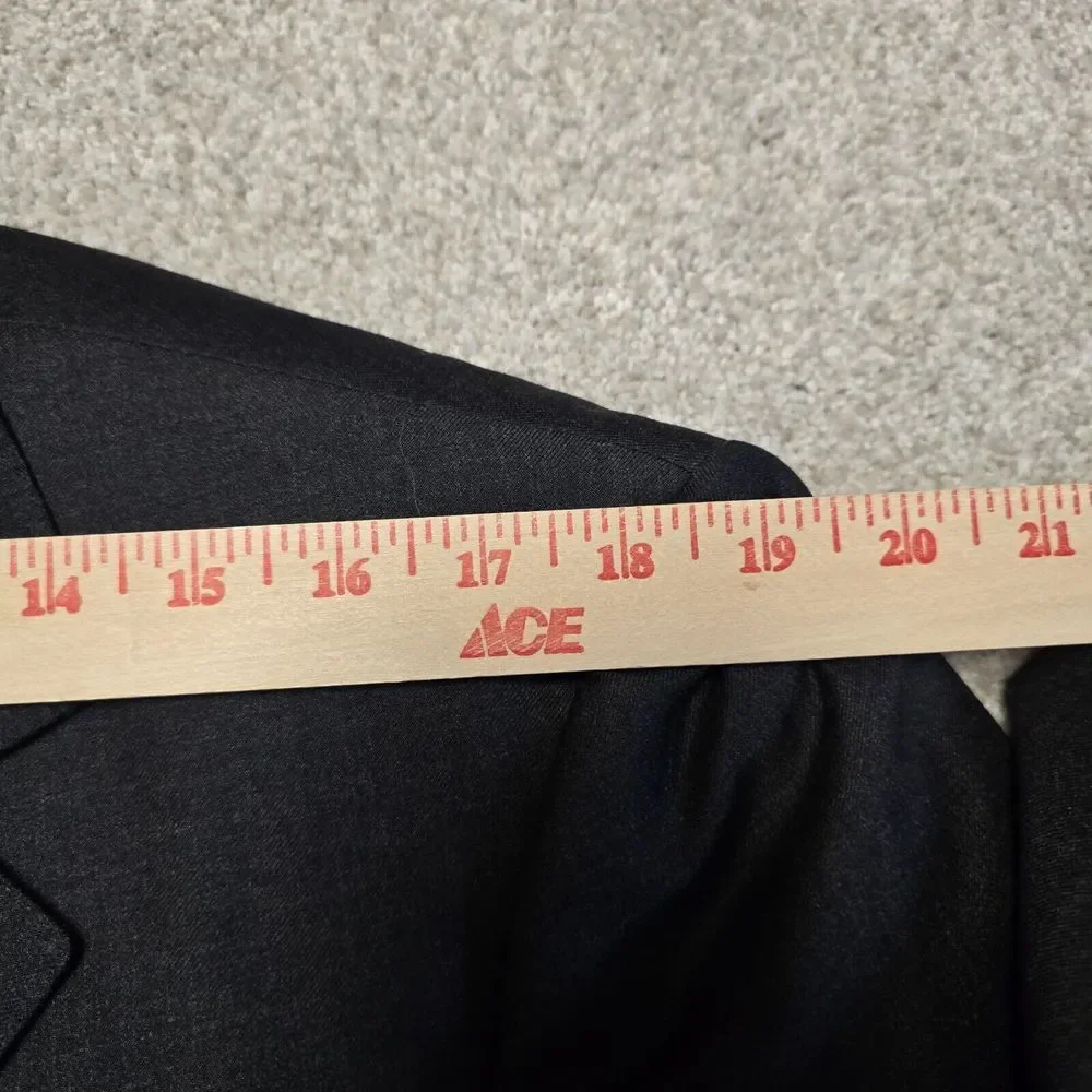 Ermenegildo Zegna Gray US 44L Switzerland Wool‎ Blazer Sport Coat Suit Jacket